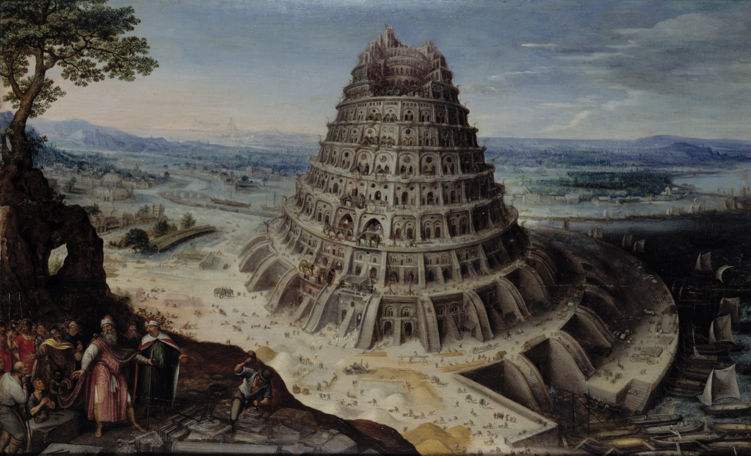 Gemälde, Motiv: Turmbau zu Babel