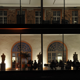Landesmuseum Mainz im Dunkeln